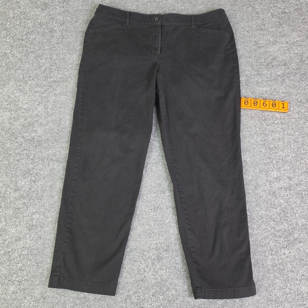 Jones New York Sport Woman Stretch Black Pants Size 14W